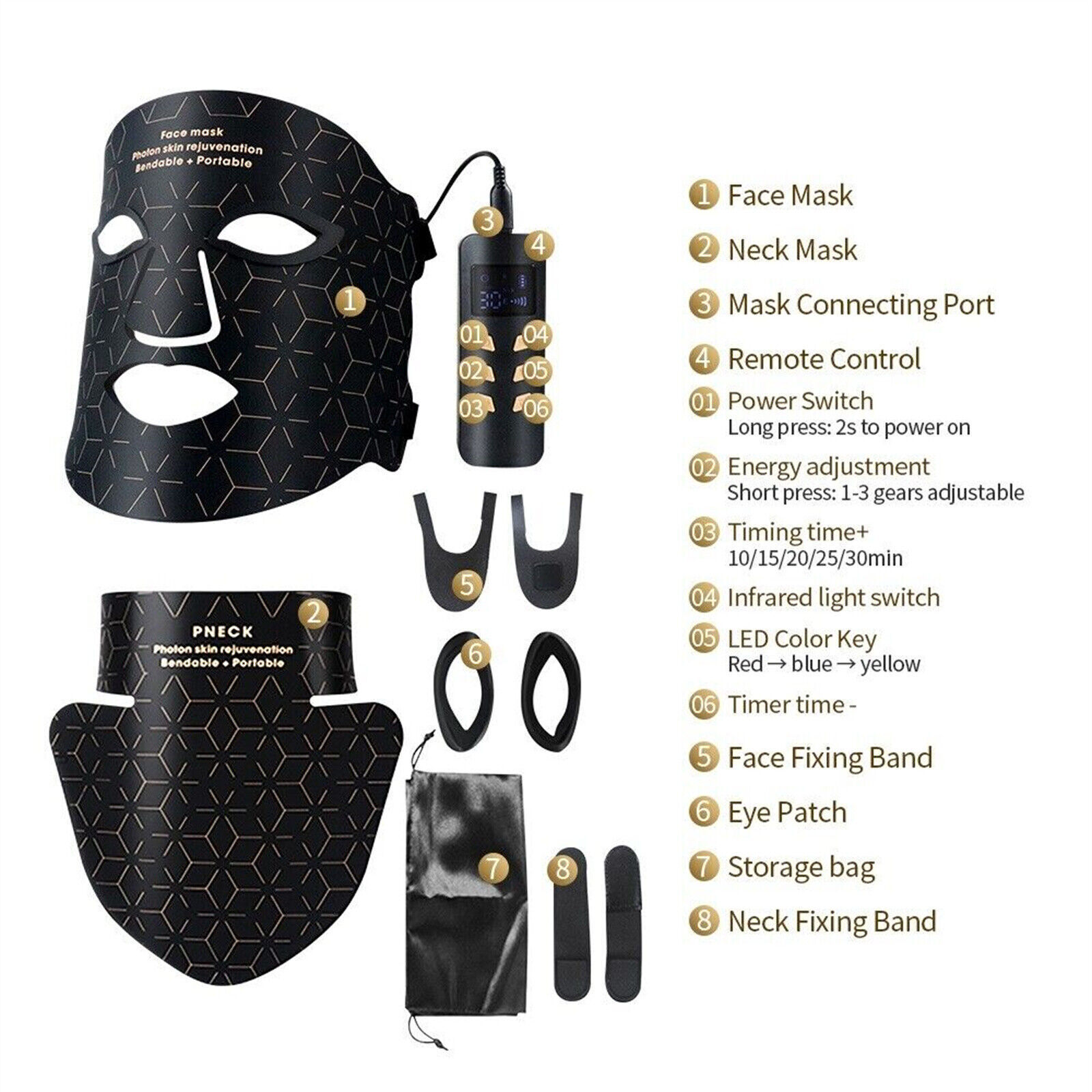 LED face & neck mask — Overview 4